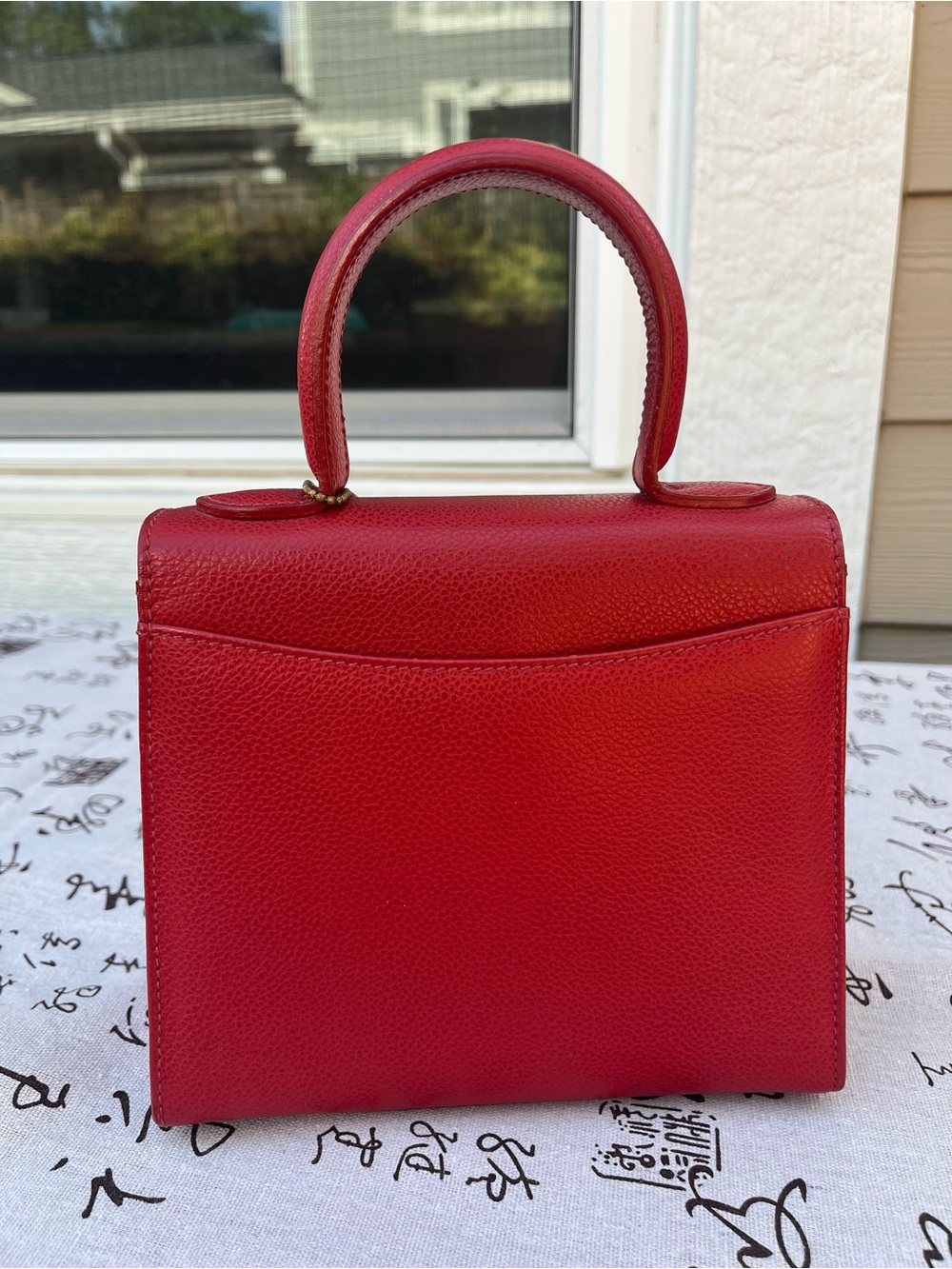 Coach MINI Vintage E6E 4413 Red Madison Gracie Leather Handbag - Made in Italy - Picture 2 of 16